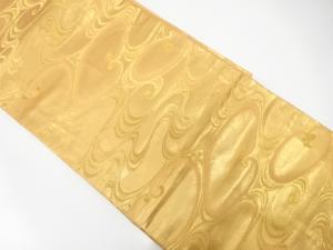 流水模様織り出し　名古屋帯